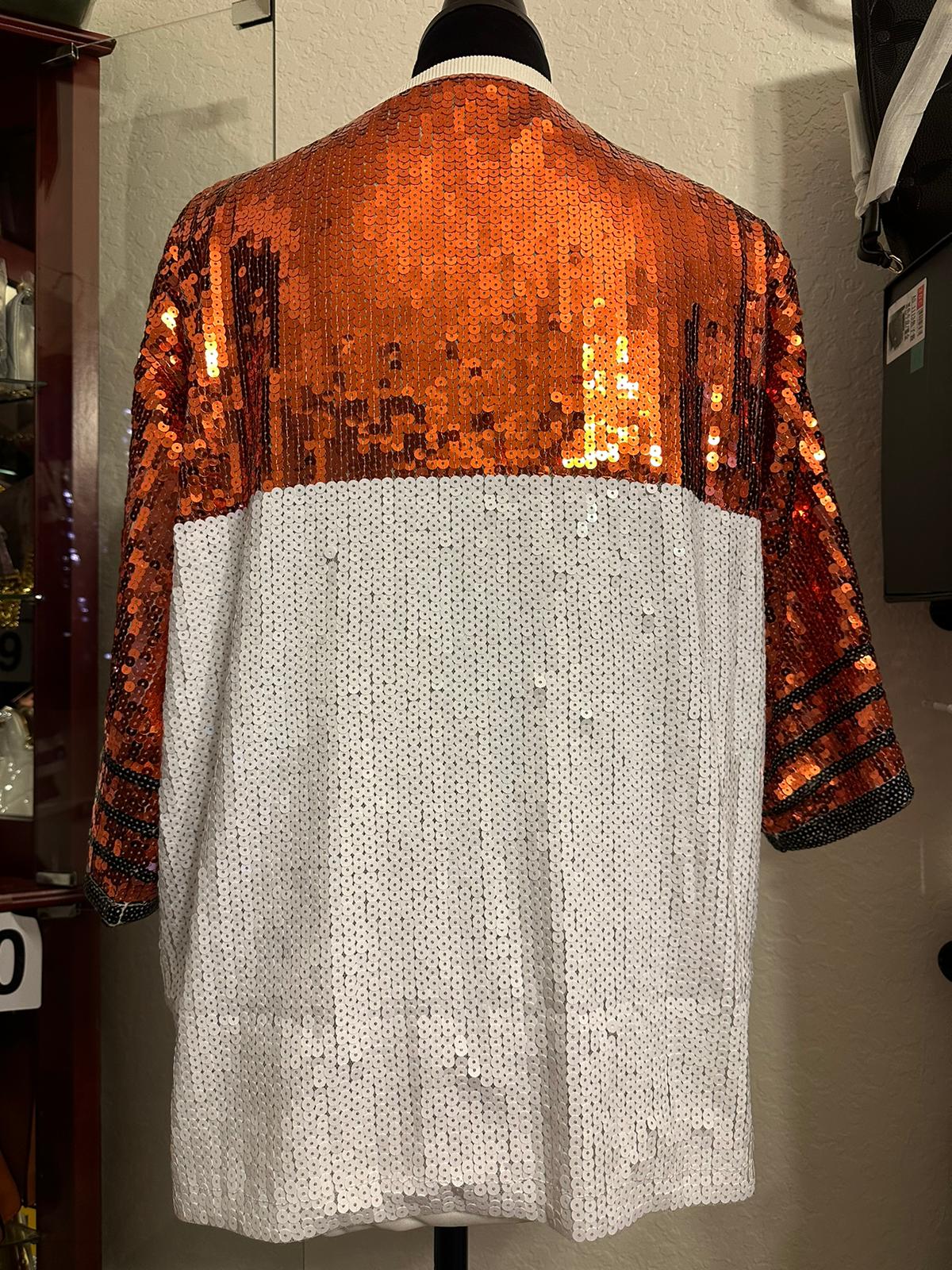 Long Horns Sequin Top